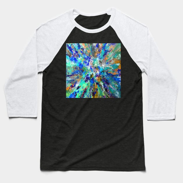 Abstract light Baseball T-Shirt by OLHADARCHUKART